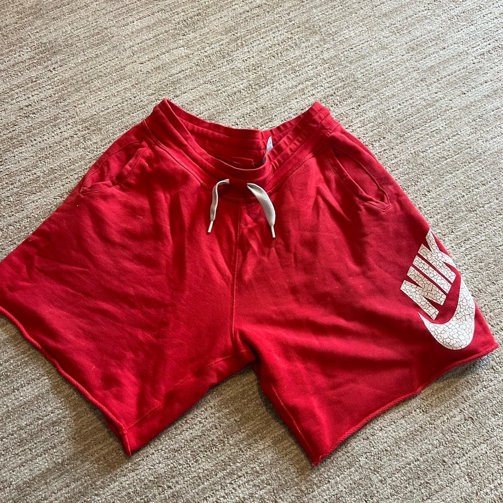 Nike Men's Athletic Red Shorts